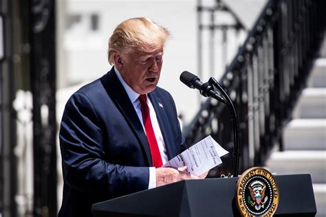 Trumps Prepared Notes Democrats He Criticized Are Dangerous And May ‘hate America The