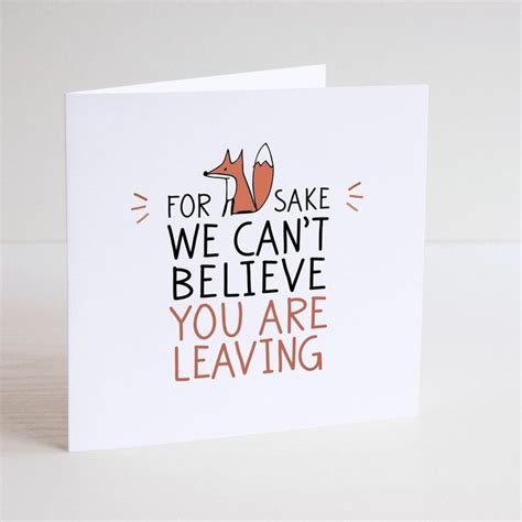 Create a unique, online farewell card from your group. Funny Greeting Card / Cheeky / Humour / LEAVING / NEW JOB ...