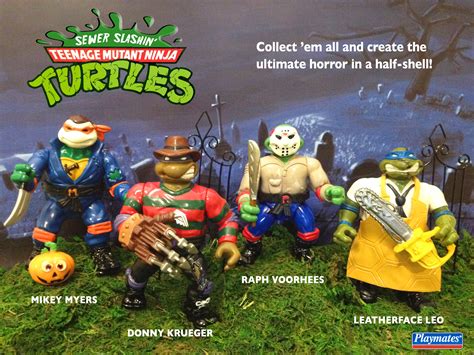 Teenage Mutant Ninja Turtles Customized As Horror Icons Bloody