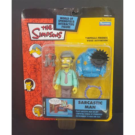 The Simpsons Sarcastic Man Interactive Figure Swaseys Hardware And Hobbies