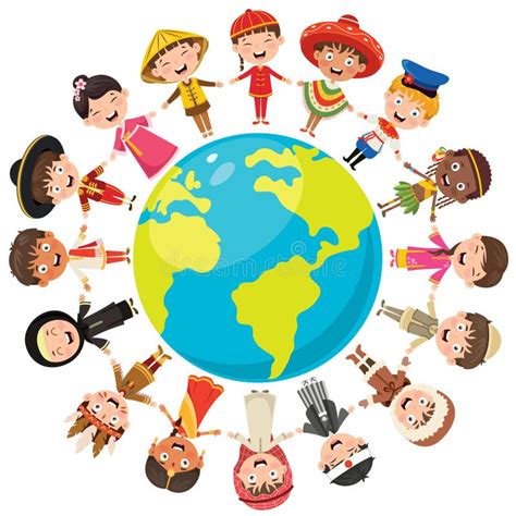 Multicultural Children Stock Illustrations 4444 Multicultural