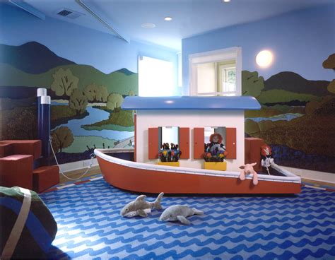 Twining Design Seascape Childs Room Boat Wall Murals Interior Design