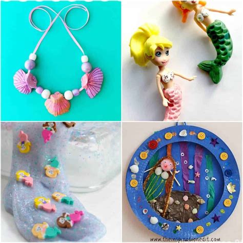 17 Amazing Mermaid Crafts For Kids Mermaid Crafts Arts And Crafts