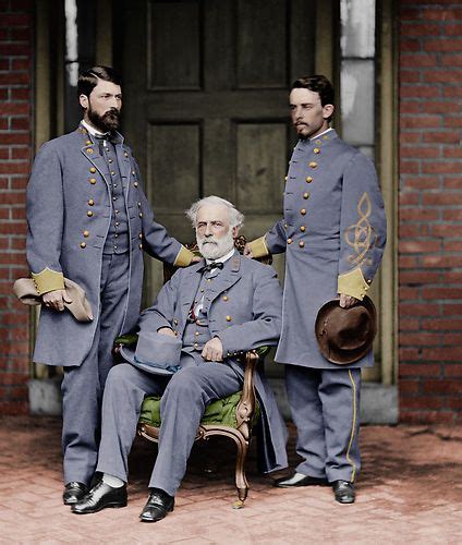 Details About Gen Robert E Lee Son Staff Confederate 11x14 Framed Photo