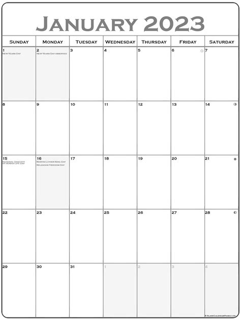 August 2023 Calendar Printable August 2023 Vertical Calendar Portrait