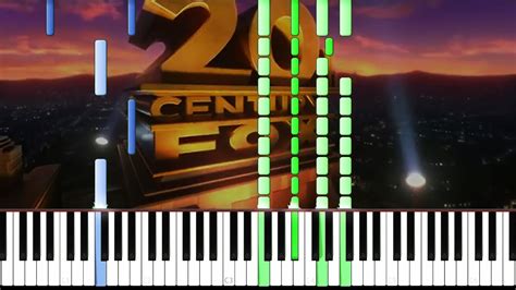 20th Century Fox Intro Piano Tutorial Youtube