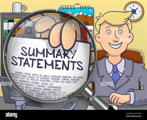 Summary Statement Sheet List Hi Res Stock Photography And Images Alamy