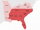 USA Southeast Region Map—Geography, Demographics and More | Mappr