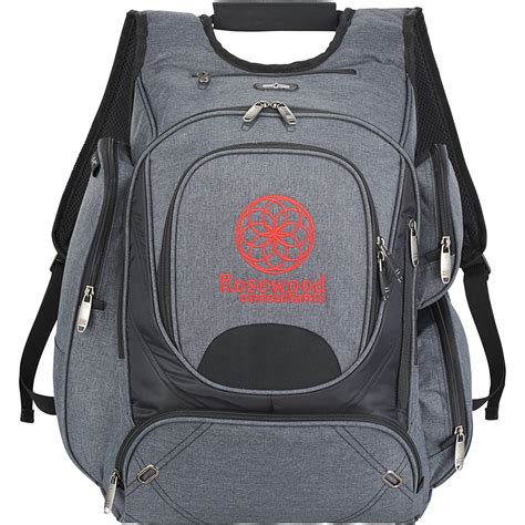 Custom Promotional Backpack Imprinted Logo Rushimprint Canada