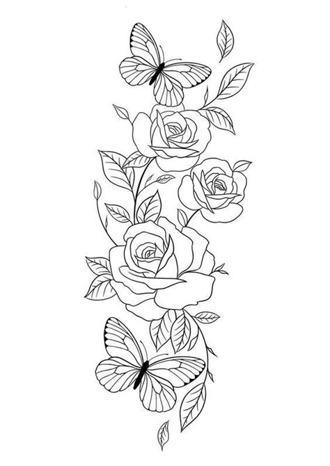 Vine Tattoos Flower Tattoos Small Tattoos Flower Tattoo Stencils