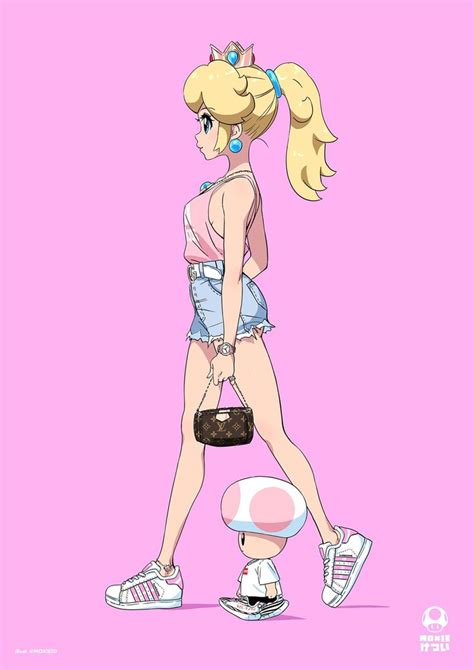 Smash Fashion Peach By Moxie2d On Deviantart Nintendo Characters
