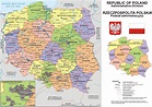 Large detailed political and administrative map of Poland with cities ...