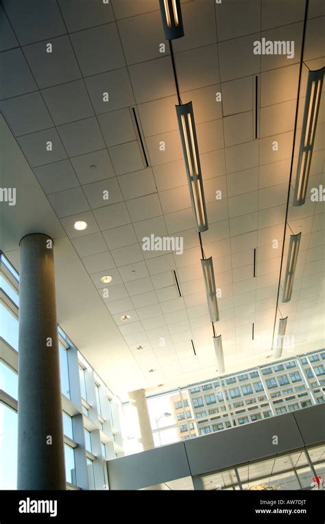 Interior Of A Commercial Building Stock Photo Alamy