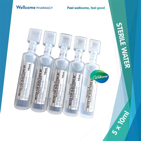 Ain Medicare Infusol W Sterile Water For Injection 10ml Ampoules 5s