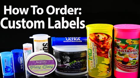 How To Order Custom Labels Youtube