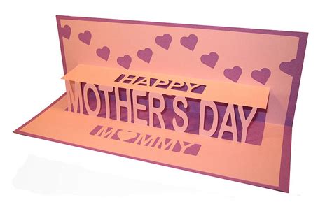 Mother's day is celebrated on the second sunday of may every year. Happy Mother's Day Personalised Pop Up Card By Ruth Springer Design | notonthehighstreet.com