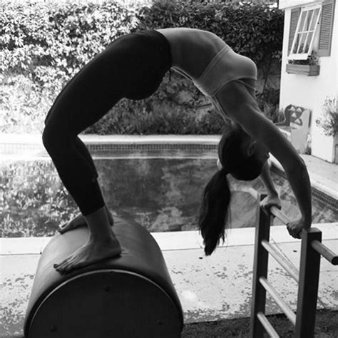 Jessica Lowndes Doing Pilates In A Twitpic 12 15 15 Tap Shoes Dance Shoes Wheel Pose
