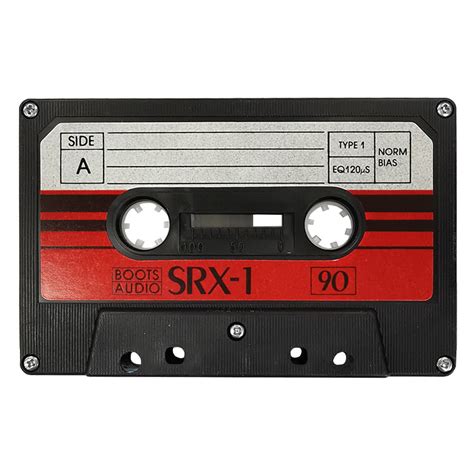 Boots Srx 1 C90 Ferric Blank Audio Cassette Tapes Retro Style Media