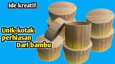 Berikut ini kreasi cara membuat pagar bambu untuk kebun yang bisa anda ikuti instruksinya bersama. Ide Kreatif | Cara Membuat Kotak Cincin Dari Bambu - YouTube