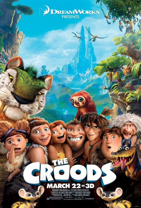 The croods, a film released in 2013, had a surprising gross gross of more than $ 500 million keener (kidding), cloris leachman ( american gods) and clark duke (i'm dying here) have also welcomed leslie mann (blockers) to the cast of the film as. New 'Croods' Posters Reveal Cool Critters