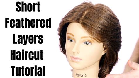 How To Cut Layers In Short Hair Yourself Youtube Hairstyles A