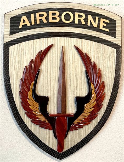 Arsoac Emblem 160th Soar Emblem Wood Art Plaque Etsy