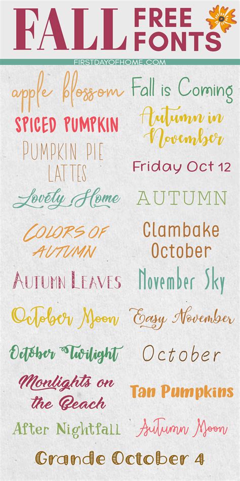 21 Beautiful Fall Fonts You Can Download For Free