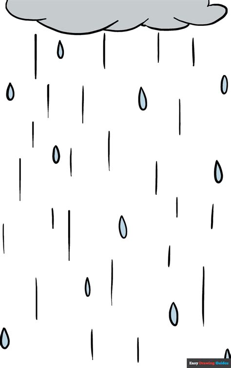 How To Draw Rain Really Easy Drawing Tutorial
