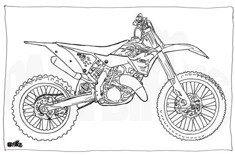 See more ideas about dirt bike, bike, motorcycle accessories. Adult Colouring Page - Motorcycle Illustration ...