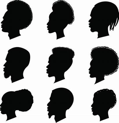 Silhouette African Vector American Woman Ethnicity Silhouettes