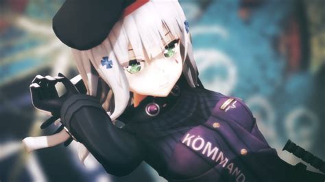 Mmd Hk416で A Ddiction ドルフロ少女前線소녀전선girls Frontline 4k60uhd Youtube