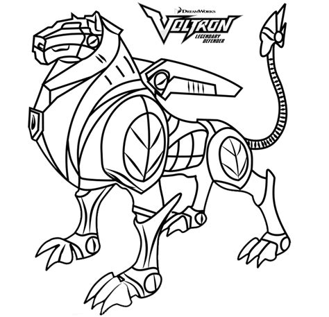 Top 20 lion coloring pages for kids: Black Lion Coloring Page - Free Printable Coloring Pages ...