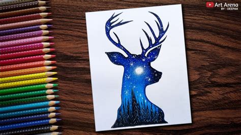 Drawing Night Sky With Colored Pencils Warehouse Of Ideas