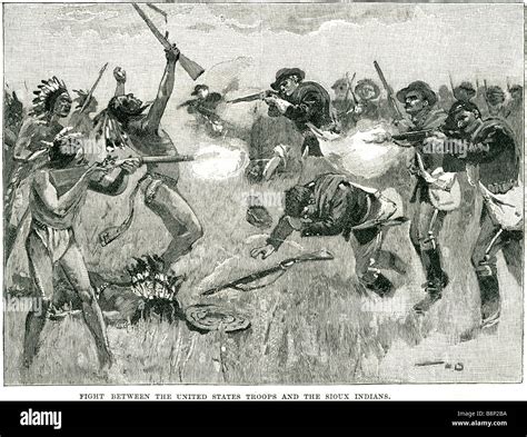 Kampf gegen US-Truppen großen Sioux-Krieg von 1876 ...