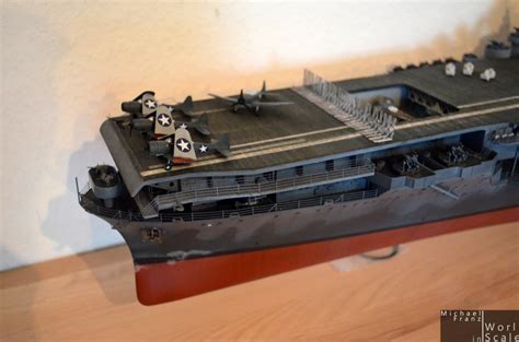 Model Shipwrights USS Hornet CV By Merit Tetra