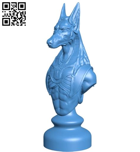 Egypt Chess Set Knight B005444 File Stl Free Download 3d Model For