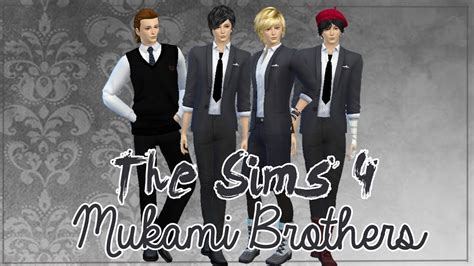 The Sims 4 Create A Sim Anime Character Mukami Brothers Diabolik