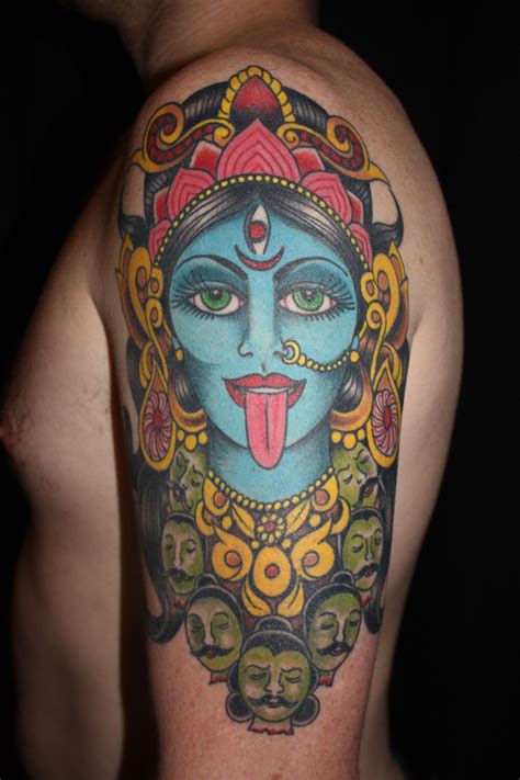 40 Vivid Hindu Inspired Tattoos Kali Tattoo Hindu Tattoos Hindu Tattoo