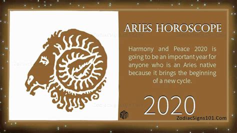 Aries 2020 Horoscope Zodiacsigns101