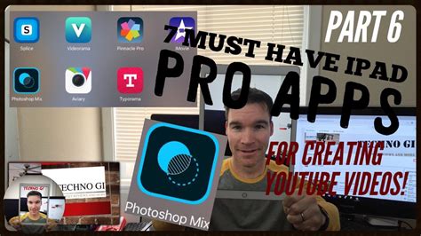 Best Ipad Pro Apps For Video Editing Part 6 Adobe Photoshop Mix Youtube