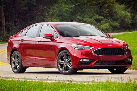 Award applies only to vehicles with optional front crash prevention. Review: 2017 Ford Fusion Sport