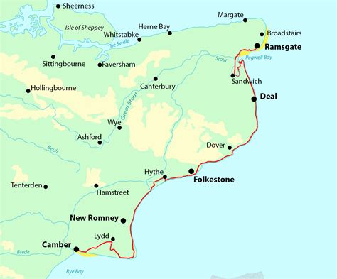 Kent Coast Path In 4 8 Days — Contours Walking Holidays