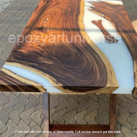 Live Edge Custom Made Acacia Wood Dining Table Top In 35mm Etsy