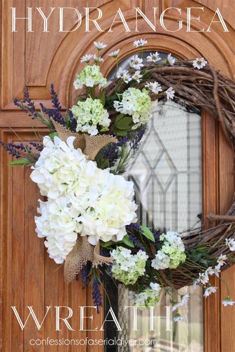 Make A Spring Hydrangea Wreath For Your Front Door