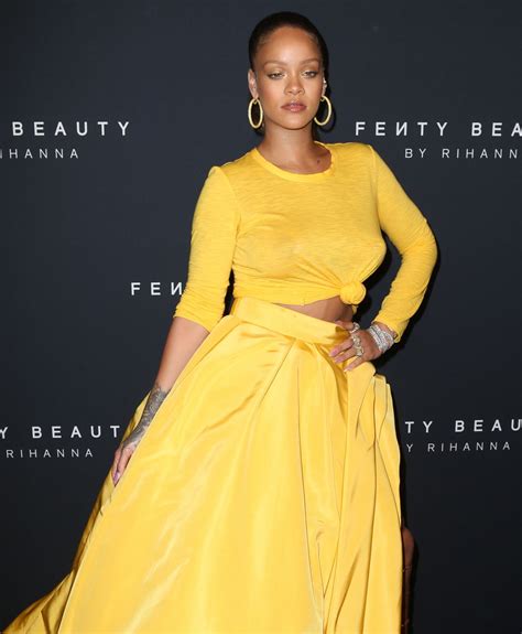 Rihanna At Fenty Beauty Launch