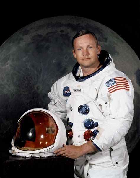 Official Portrait Of Neil Armstrong Nasa