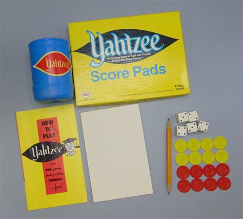 Yahtzee Game Milton Bradley 1973 Kcs Attic