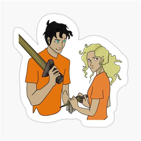 Percy Jackson And Annabeth Chase Sticker For Sale By Fandomthing1211