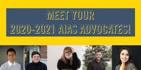 Introducing The 2020 2021 Aias Advocates Aias