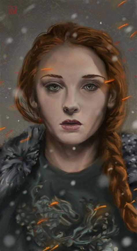 Pin By Jay Lapa On Sansa Stark Queen In The North Sansa Stark Art
